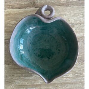 Stangl Pottery 6” Bowl Green Leaf Art Pottery Vintage